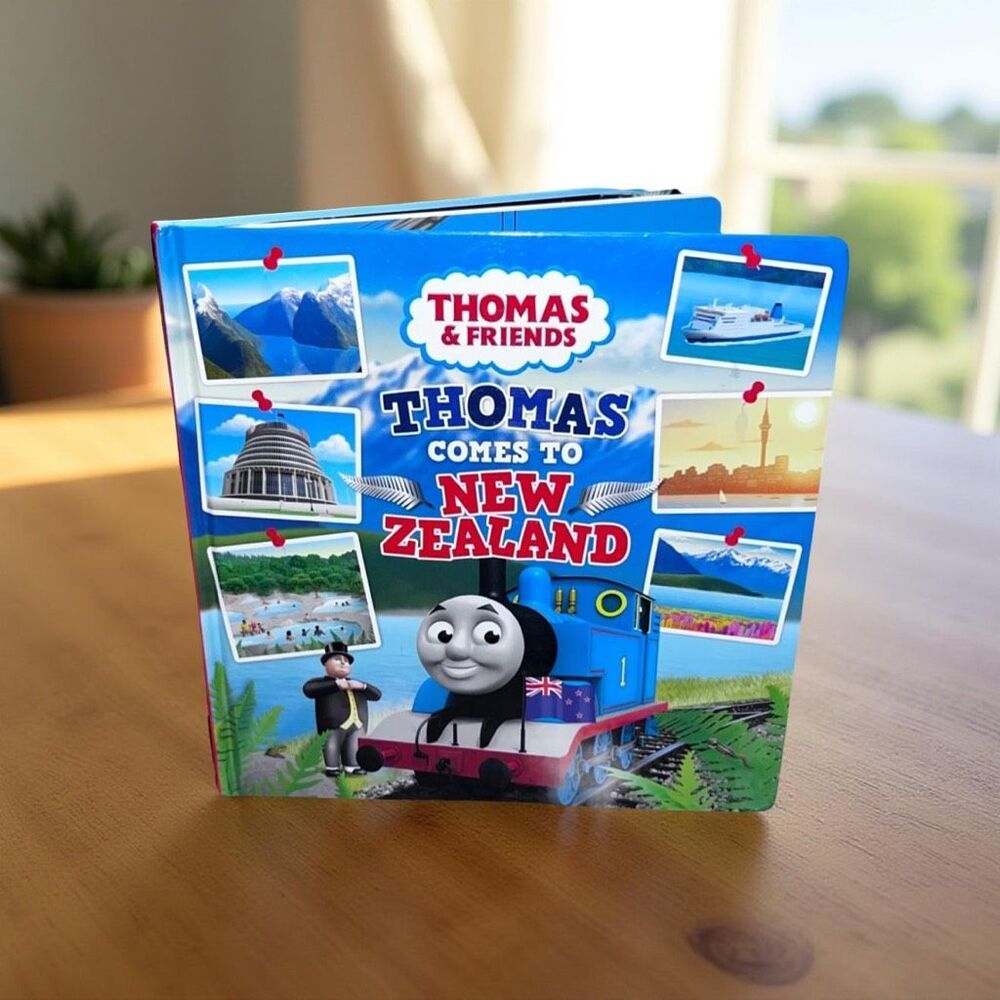 Rare 2019 Thomas Comes to New Zealand Hard Cover Book